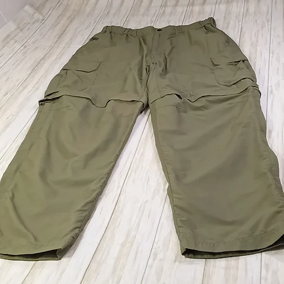 REI Pants Rei Sahara Convertible Cargo Pants Olive Size L